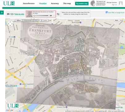 Screenshot Georeferencer