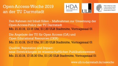 Open Access Woche 2019