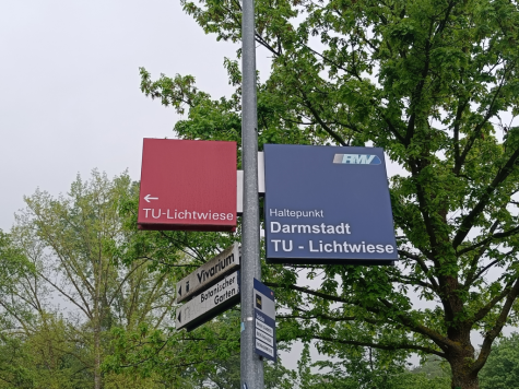 Bahnhof Lichtwiese.