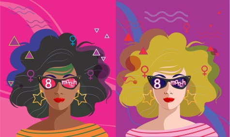 Zwei Frauenporträts 