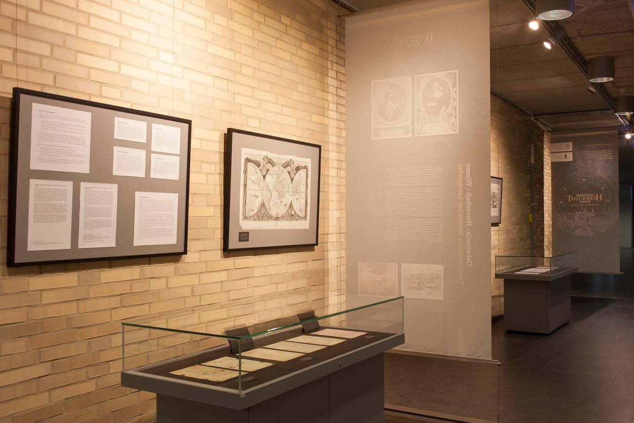 Der Ausstellungsbereich in der ULB Stadtmitte