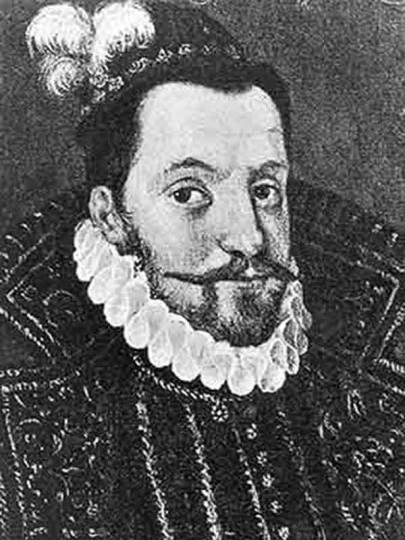 Portraitzeichnung des Landgrafen Georg I. von Hessen-Darmstadt