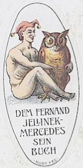 Exlibris von Raoul Fernand Jellink-Mercedes