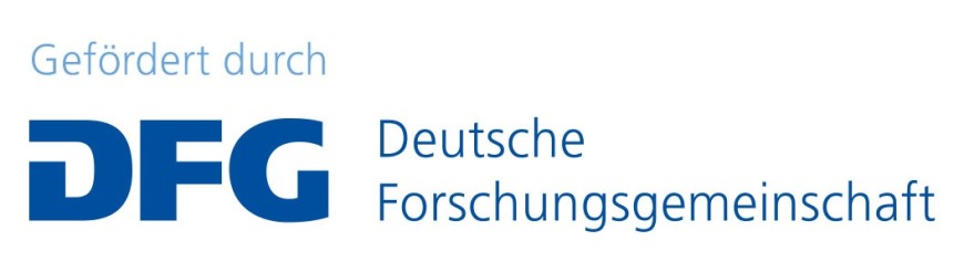 Logo DFG für geförderte Projekte
