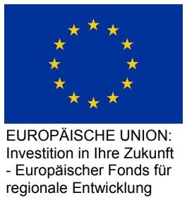 Logo EU: Europäischer Fonds für regionale Entwicklung